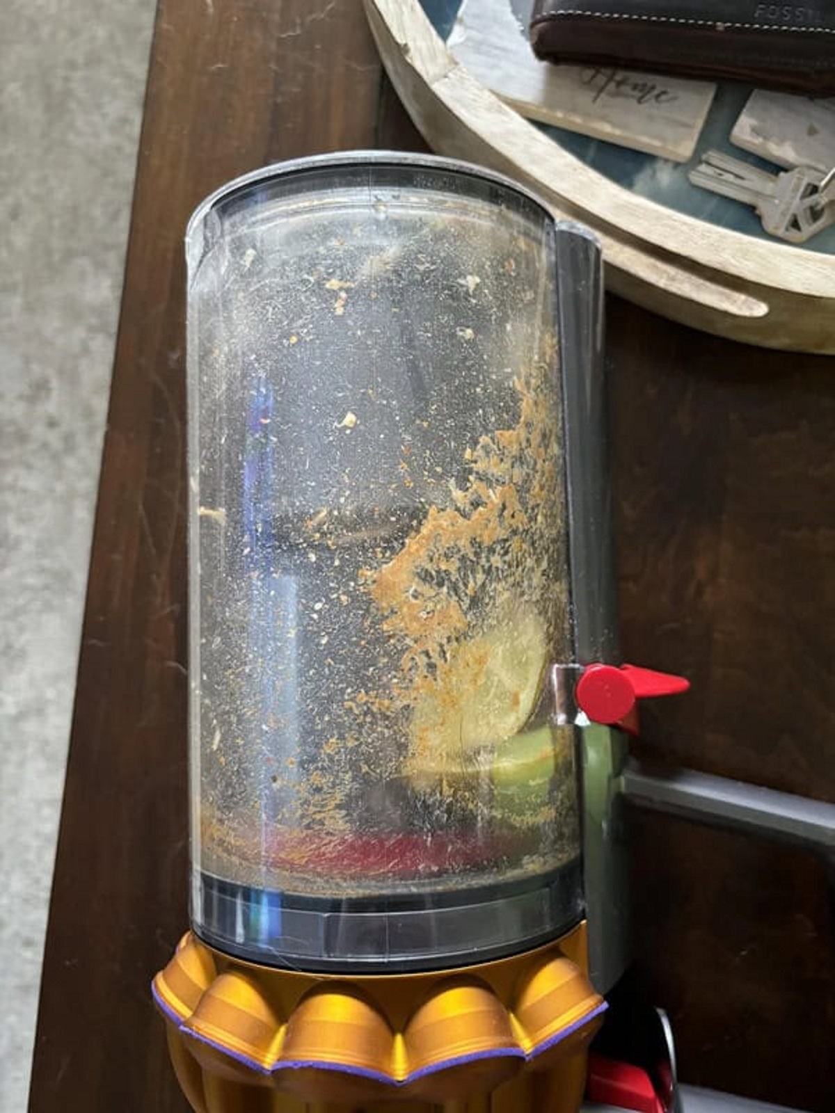 “My roommate used my new, expensive vacuum to suck up what I’m assuming is his dinner, and then didn’t even clean it after”