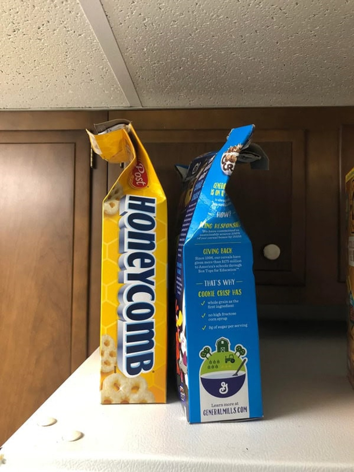 “The way my roommate closes his cereal boxes”