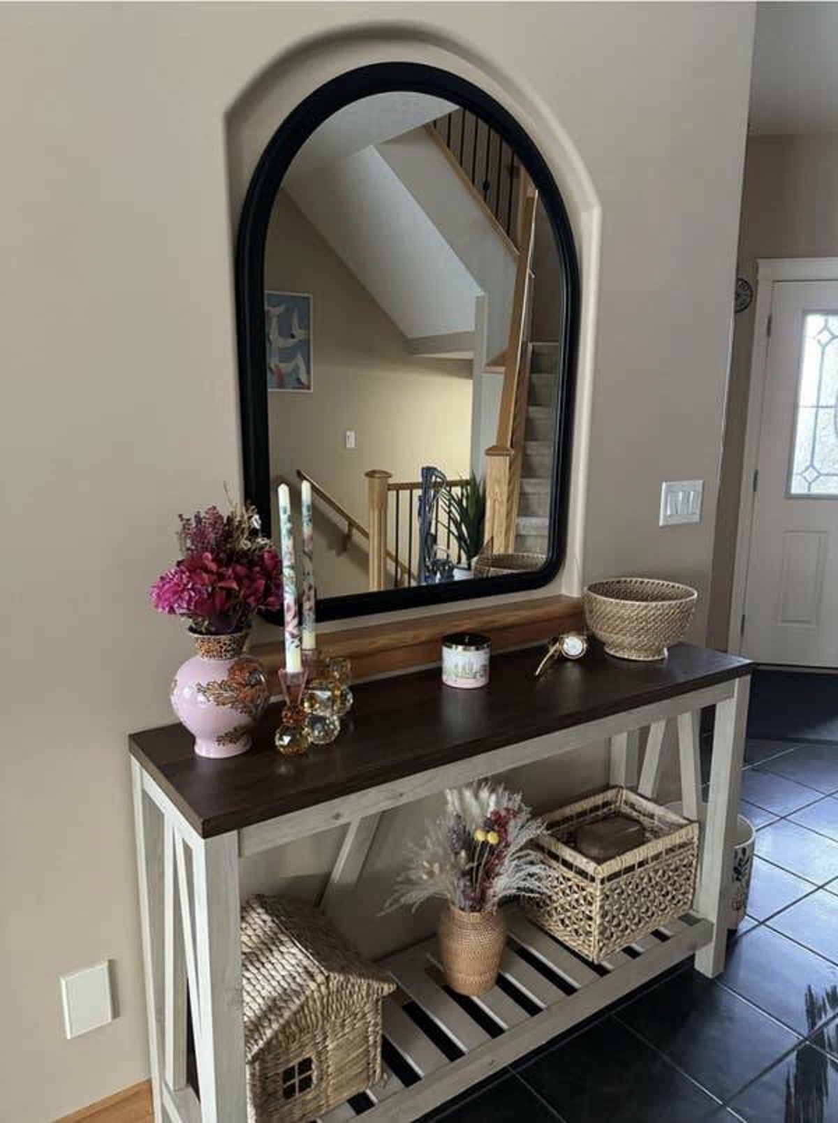 This person who just received this custom mirror that was supposed to fit perfectly: