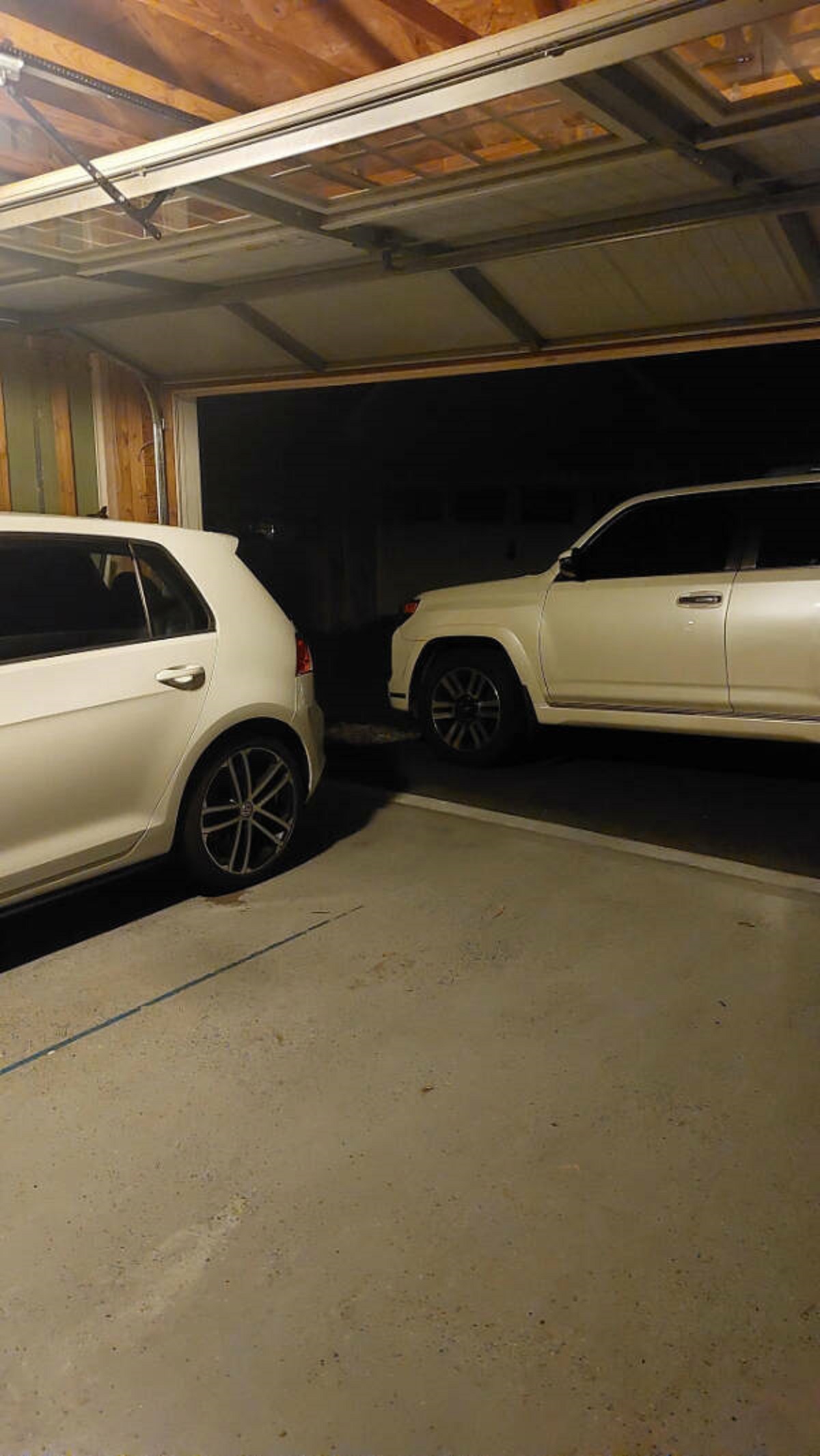 “Someone parked their car in front of my garage…”