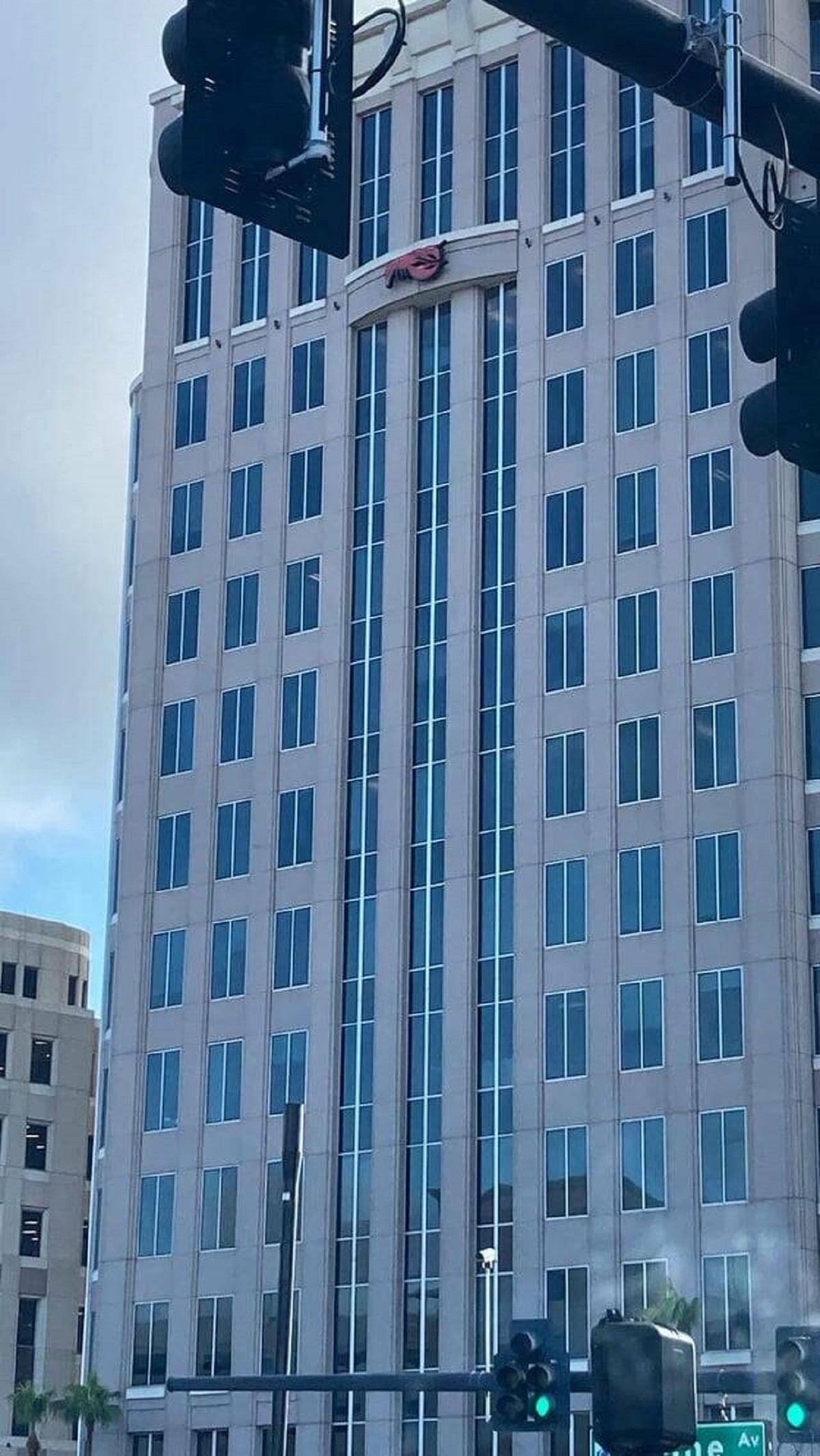 "This building is marked solely with a lobster."