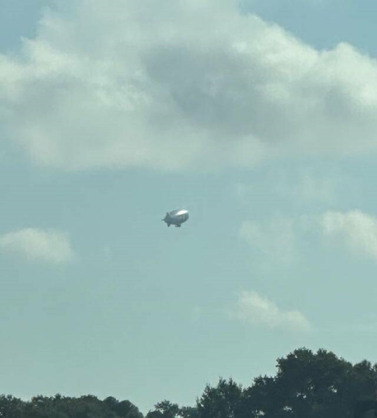 "I saw 1 of the 25 blimps left in the world"