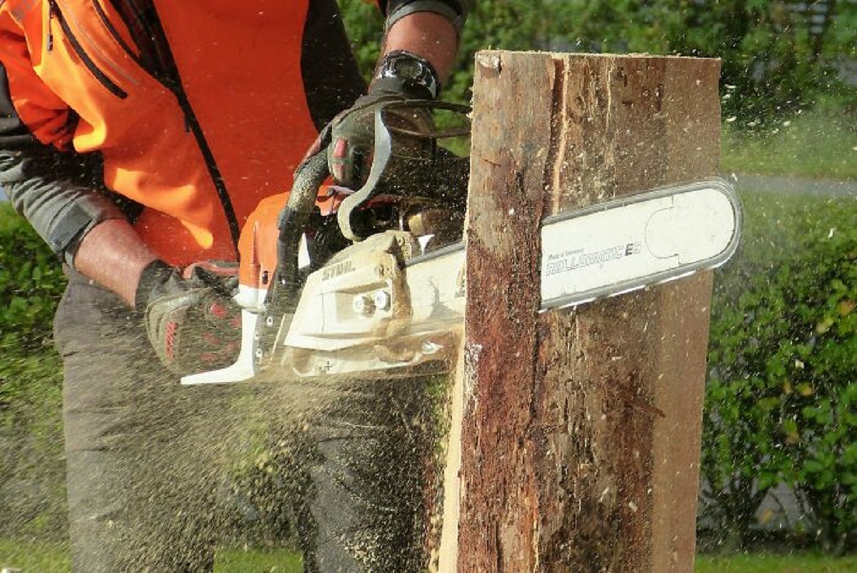 The chainsaw was originally a medical tool used during birth. They cut your pelvis in half to help get the baby out. It was invented in the 1800s and was hand powered.