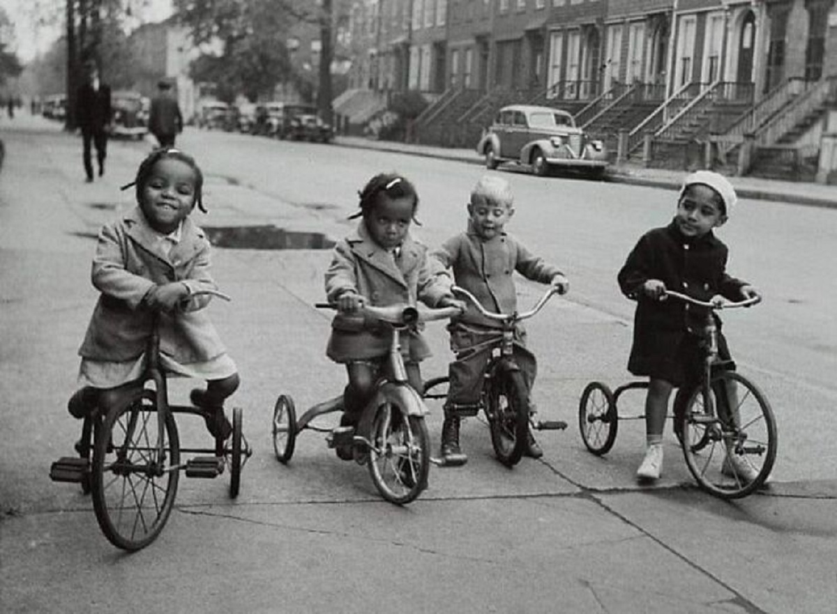 Tricycle Gang In Brooklyn. New York City (1930s)