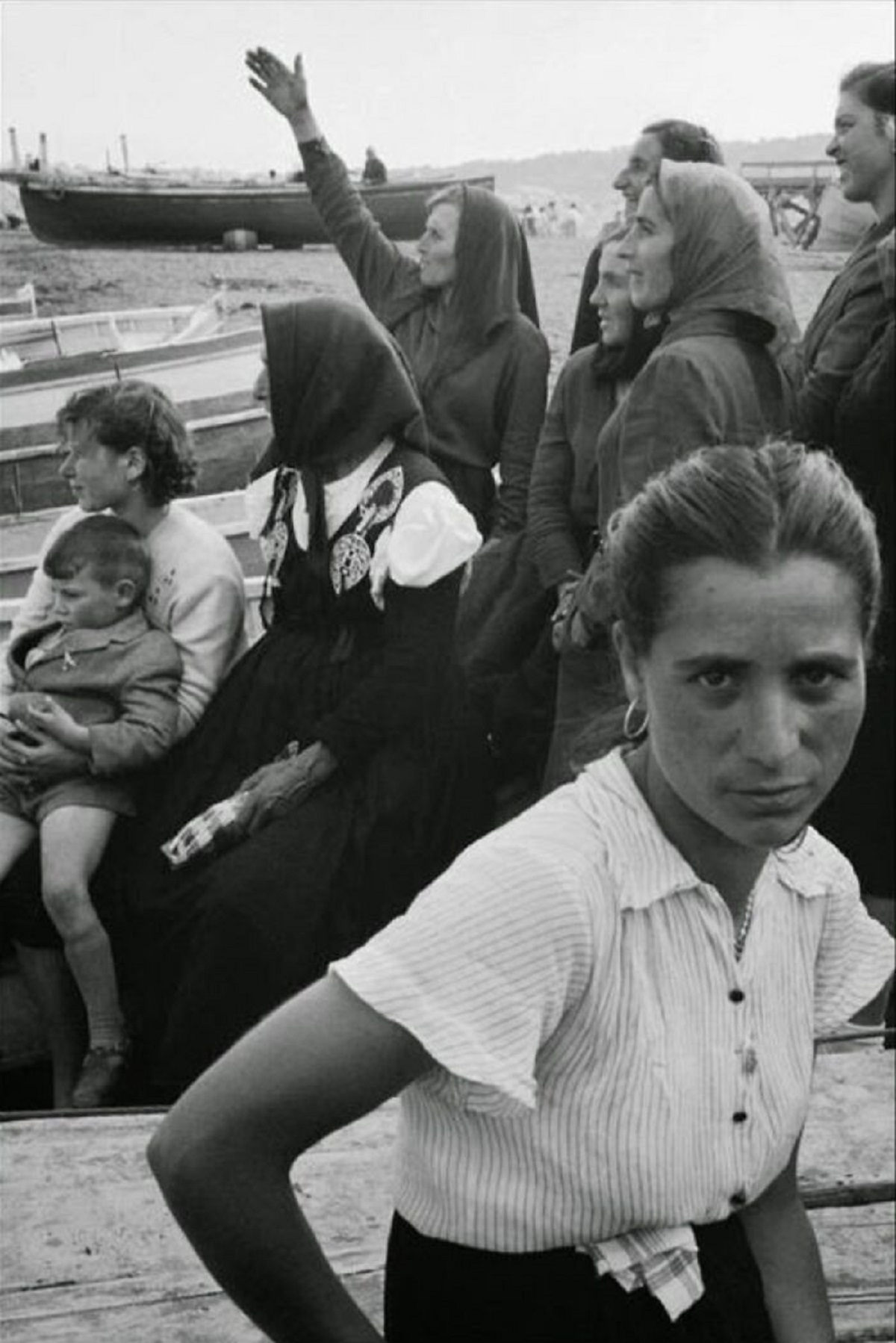 Farm Women, Bay Of Naples, Italy 1958