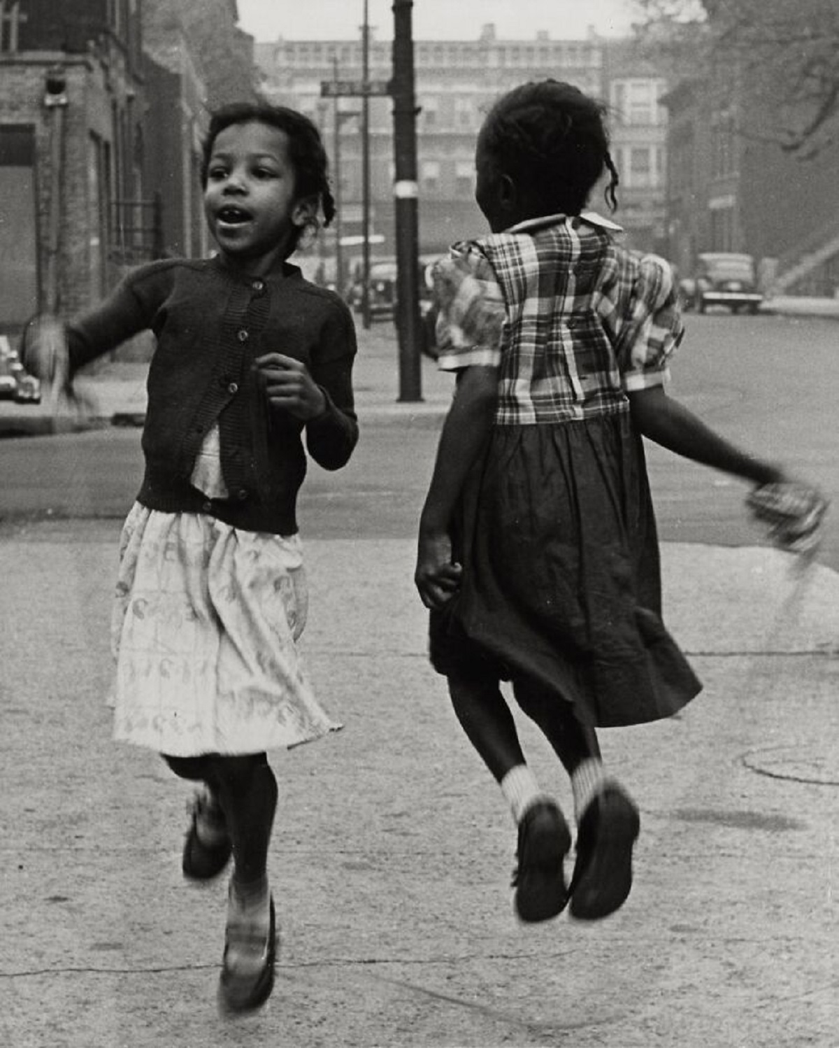 Girls Playing Jump Rope, Chicago, 1950