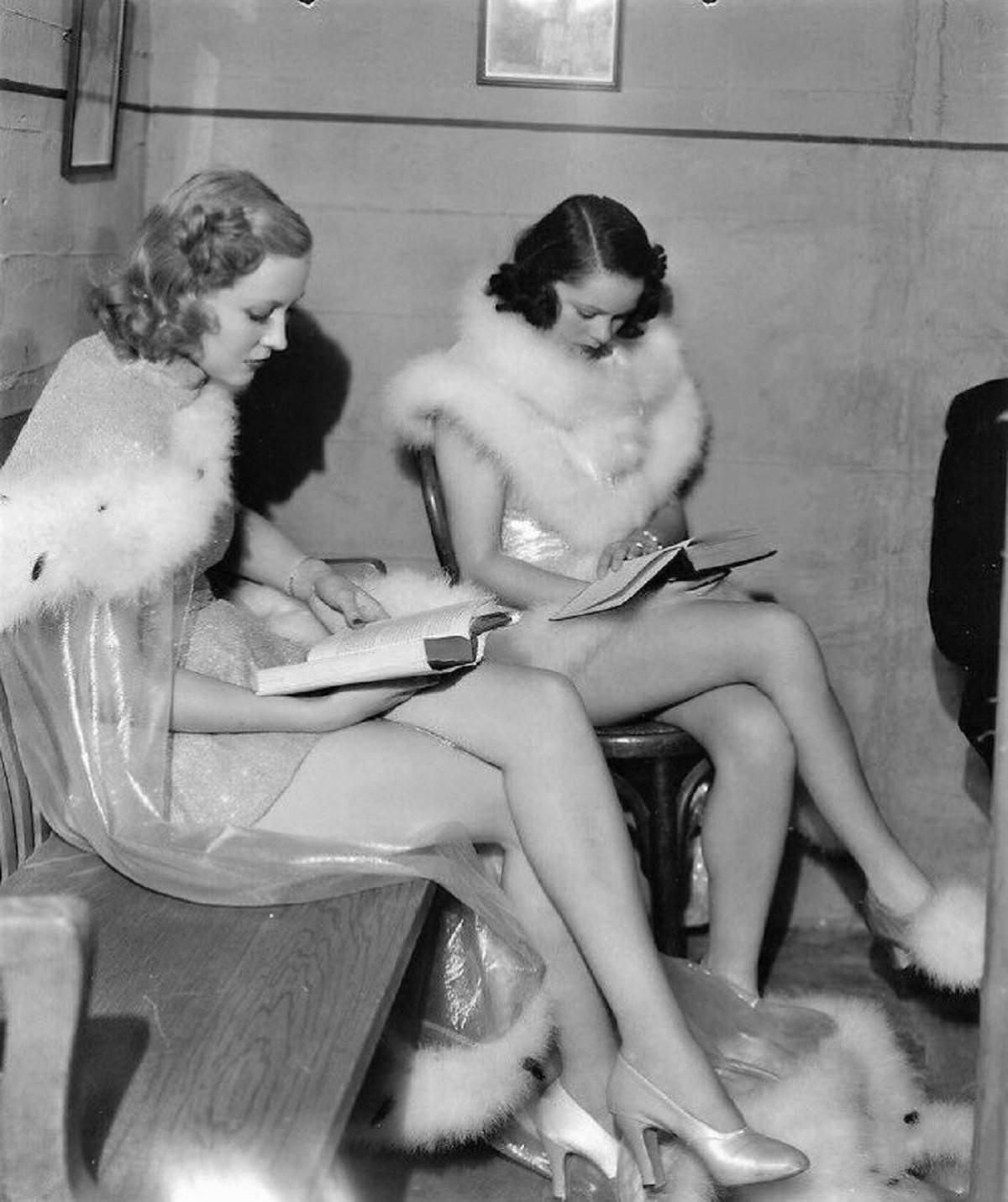 Chorus Girls Reading On The Set Of You Can’t Have Everything, 1937