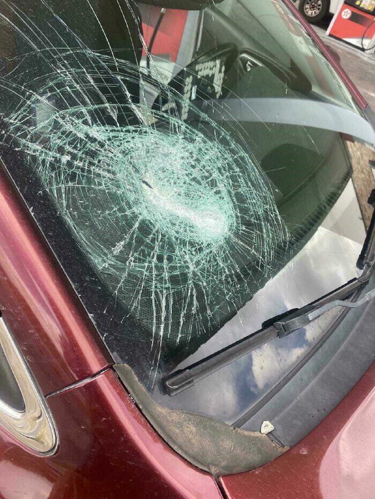 "Someone Threw A Brick Off An Overpass. I Was The Lucky Winner"