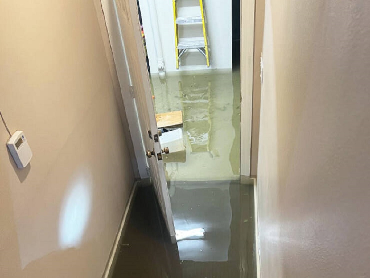 "Water In My Parents' Garage From Hurricane Helene. It's Going To Get Worse. Luckily, The Entire First Floor Of Their House Is A Garage. It Was About 10 Inches When This Was Taken"