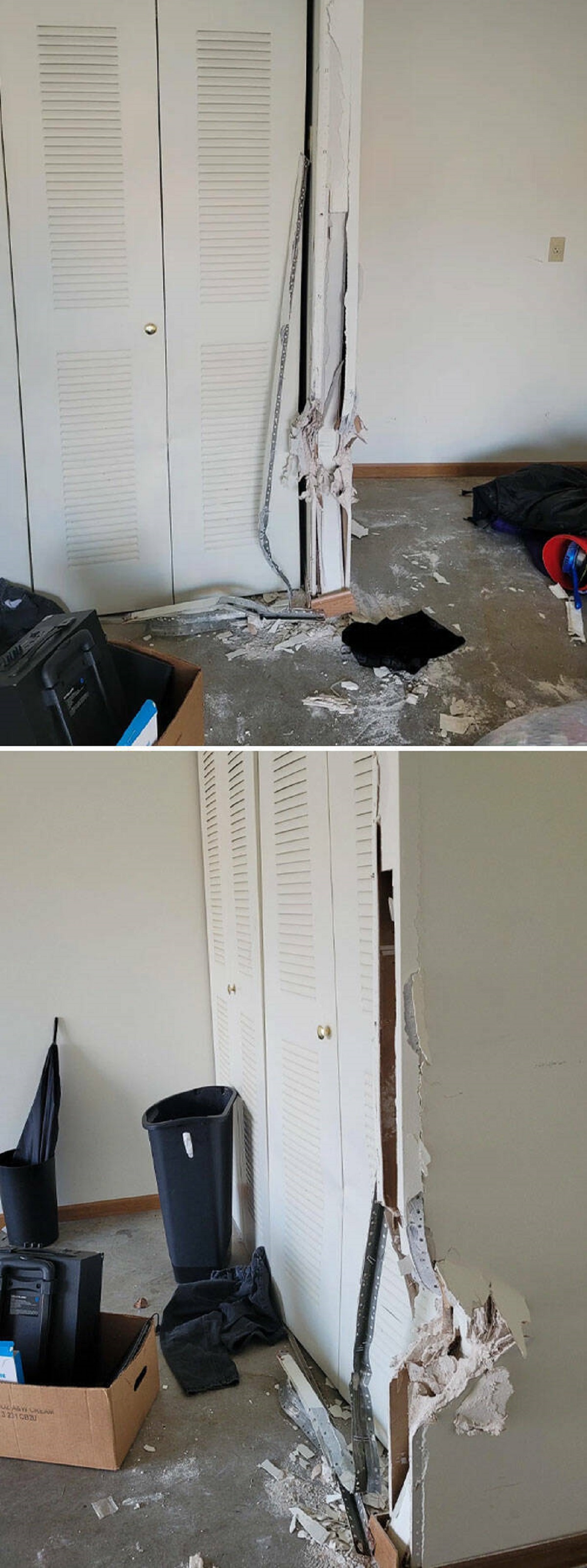 "Ex And I Broke Up And Both Moved Out. When I Came Back To Check If Her Stuff Was Out, I Found This. Now I'm Being Charged $3k In Damages Because Nobody Can Get Ahold Of Her"