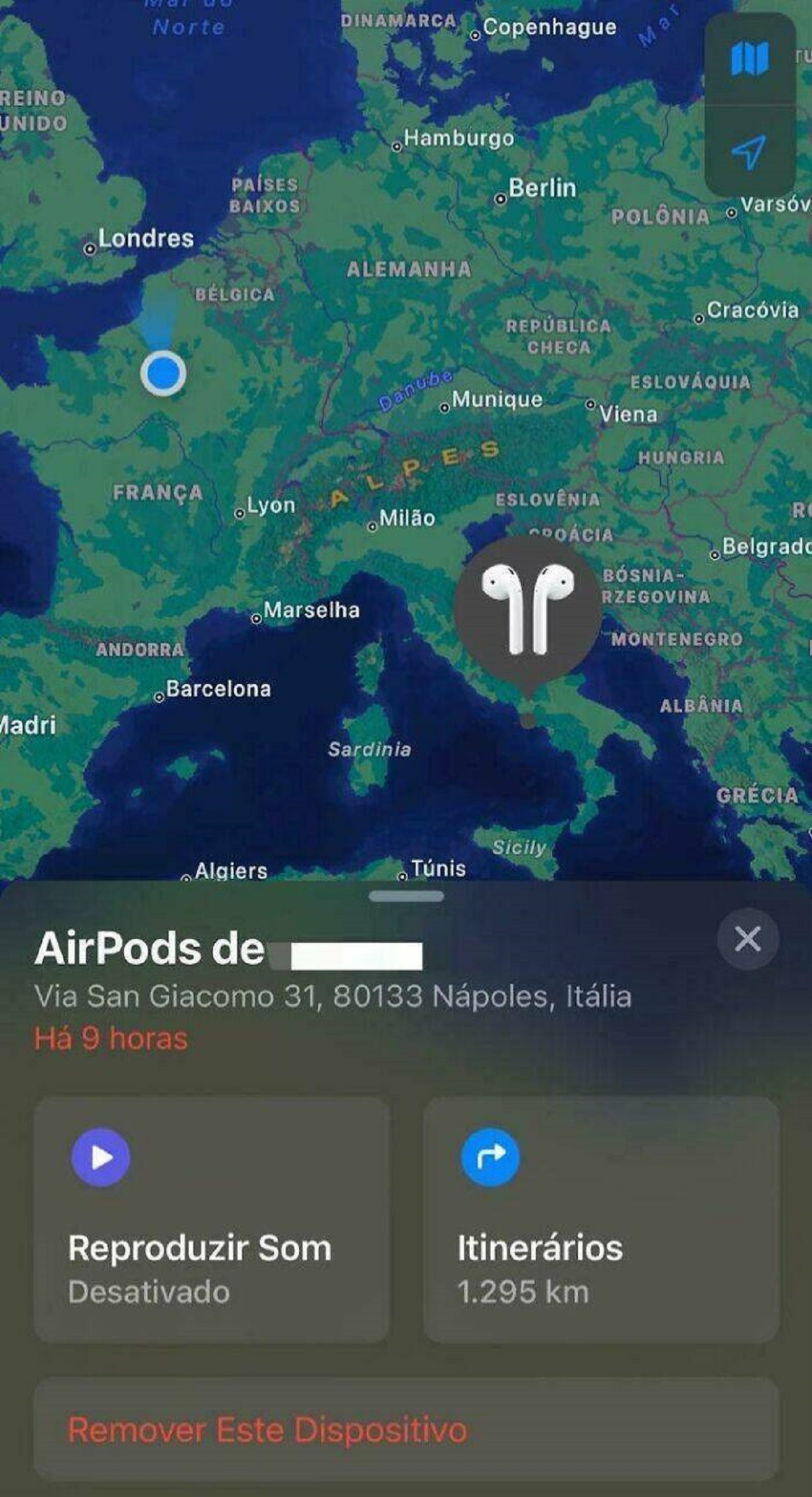 "Just Opened My AirPods Case To Realize They're Still In Italy"