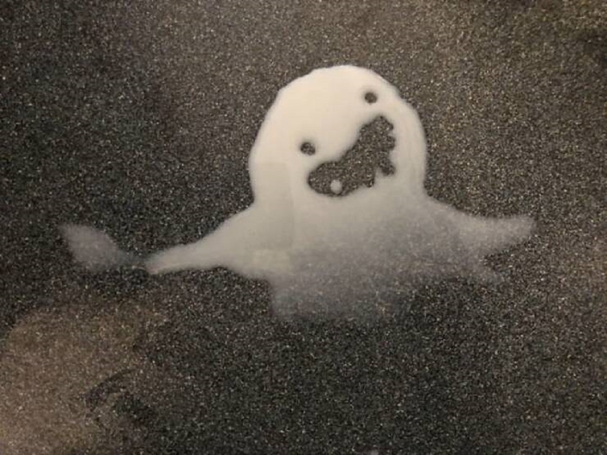 "I spilled some milk and the puddle looks like a derpy ghost!"