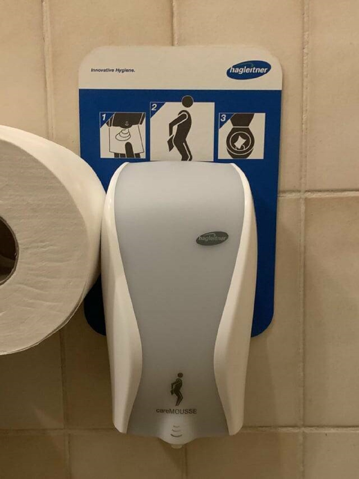 "My Local Italian Place has a cream dispenser for wiping your butt"