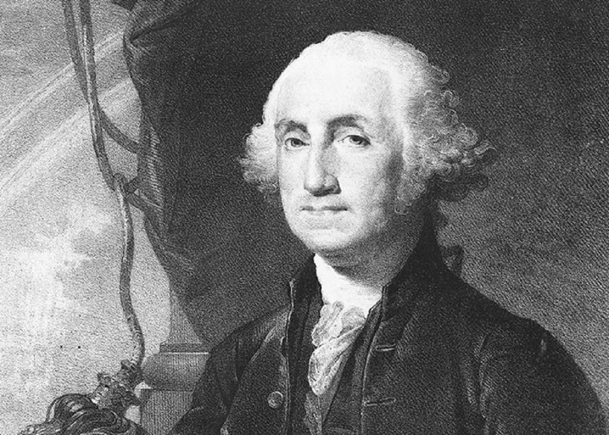 George Washington was unusually tall (6'2") and quite strong, and never wore a powdered wig.