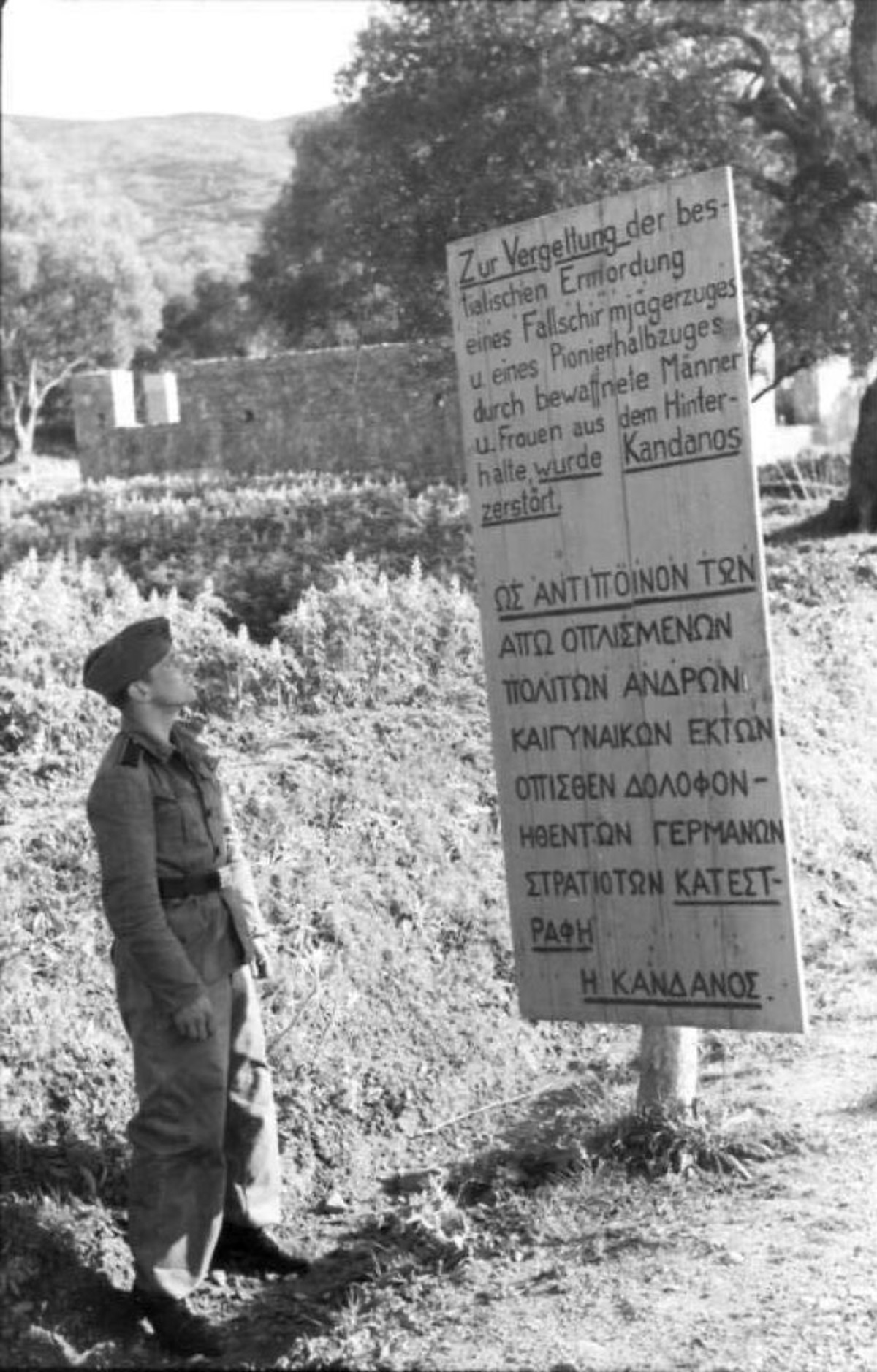 Local Cretan resistance in WWII was so great that civilians would attack Axis paratroopers as they were landing with knives, axes, scythes and even their bare hands.