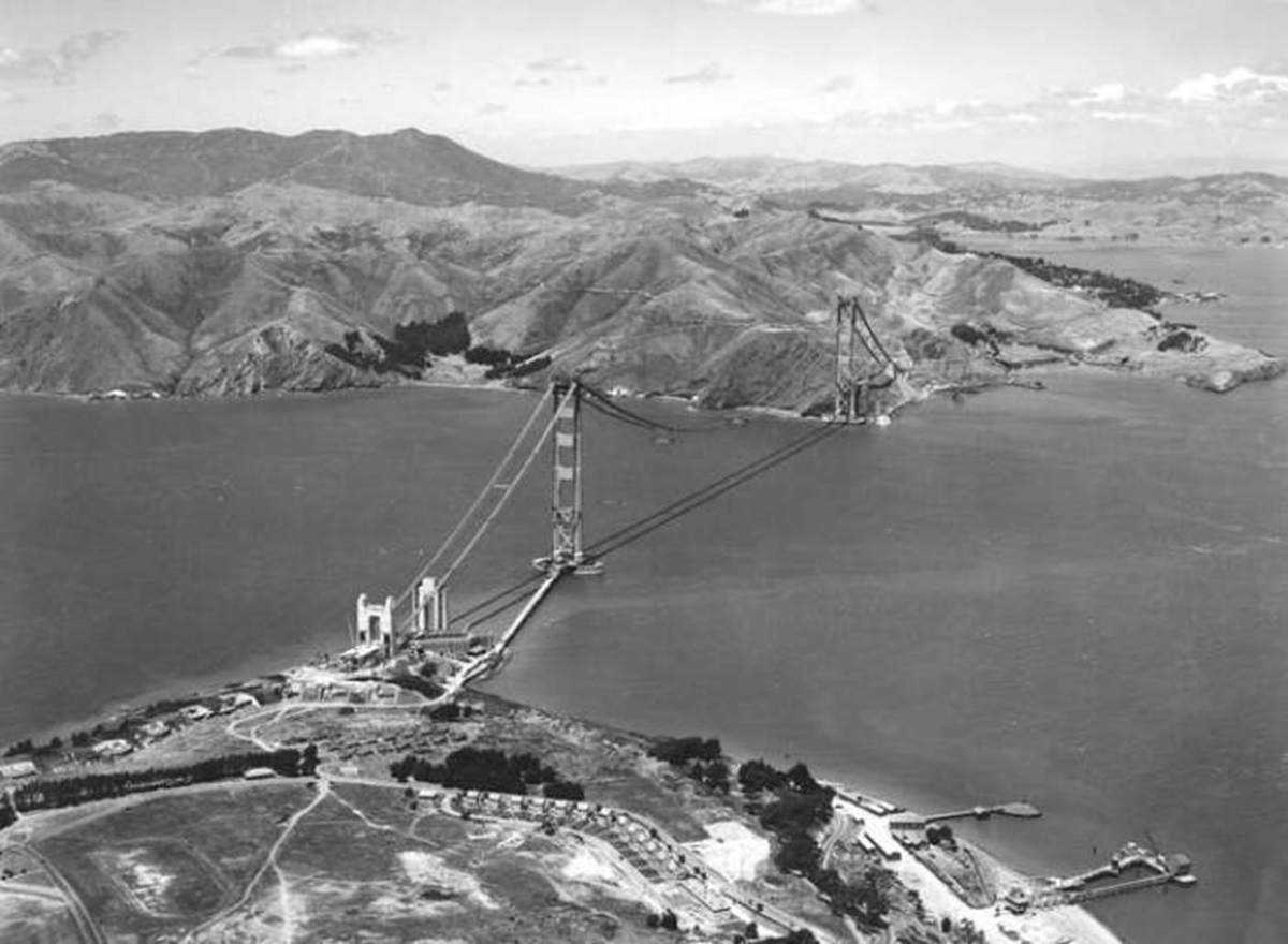 golden gate bridge construction