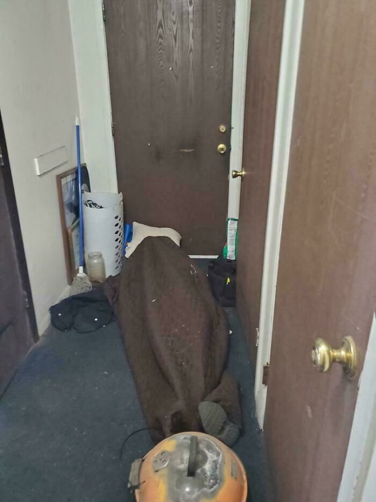 Neighbors Letting Homeless Man Sleep In Front Of My Door