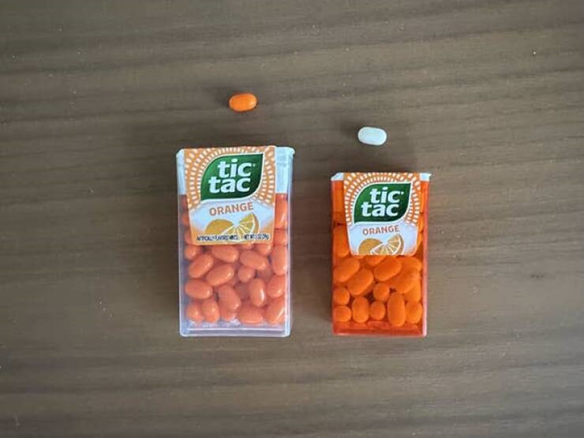 Orange-flavored Tic Tacs are white in Europe: