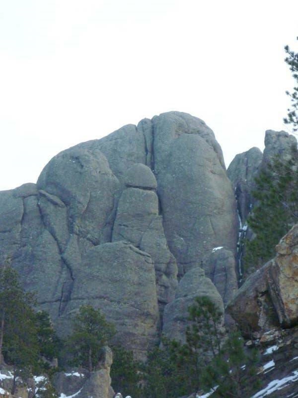 And this is what Mount Rushmore looks like from behind: