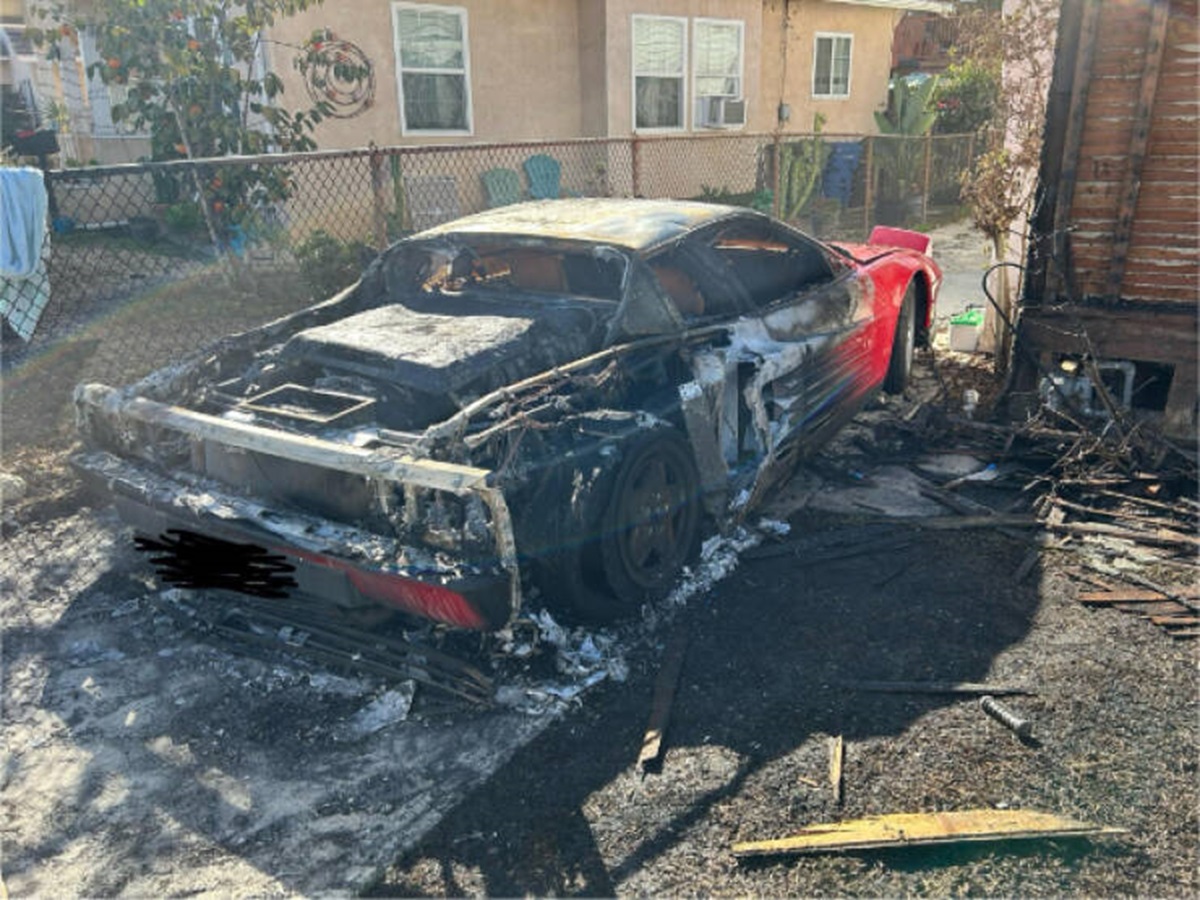 “Neighbor owns a Ferrari Testarossa, my dream car. It appears to have exploded last night”