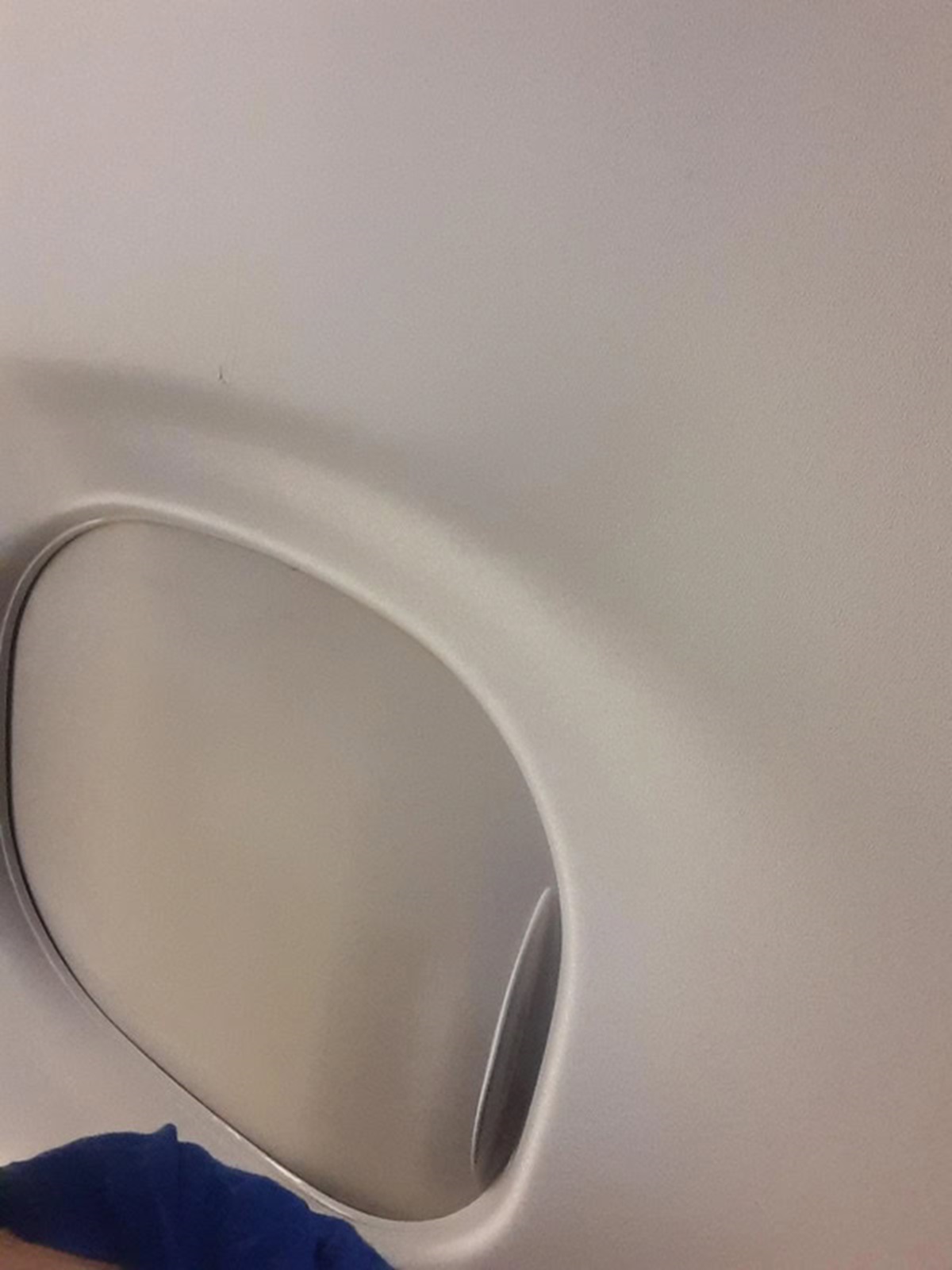 “Guy sitting next to me on the plane wants to switch seats (I was in a window seat). When I refused, he reached around my shoulder and shut the window”