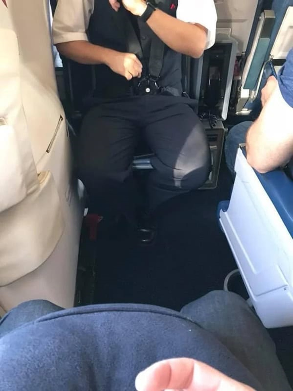 “I was psyched to get an exit row until I found out that means I have to awkwardly sit directly facing the flight attendant”