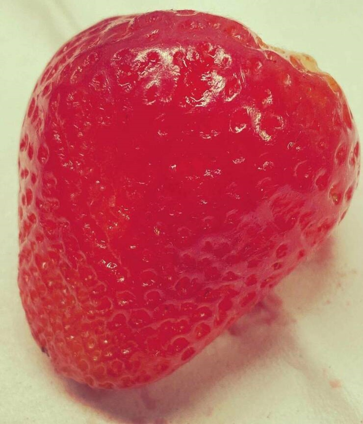 "My 7yr old daughter removed all the strawberry seeds with tweezers"