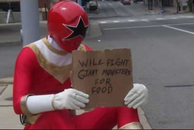 Apparently fighting bad guys doesn't pay the bills.