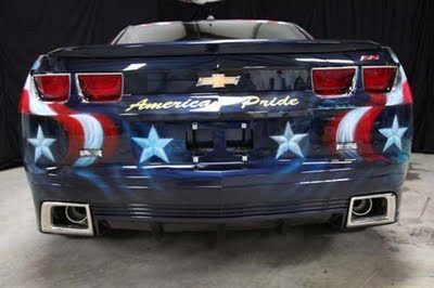 Patriotic Camaro