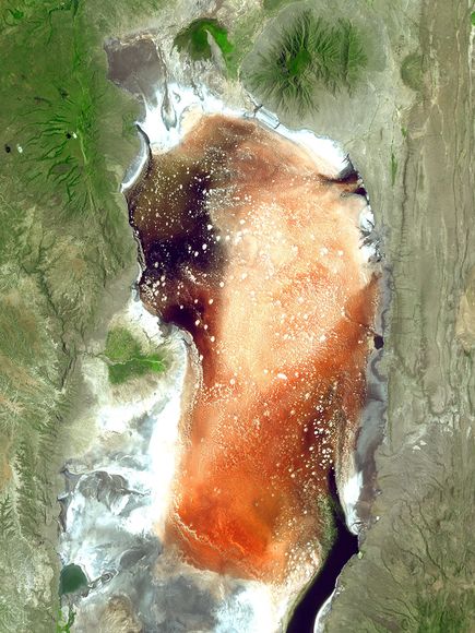 Lake Natron, Tanzania - World's most caustic body of water
