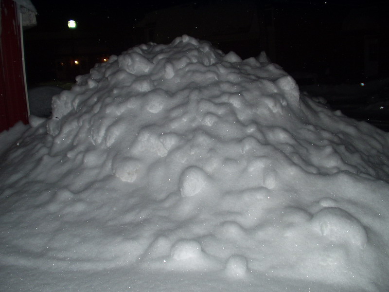 Crazy snow fall from 2007