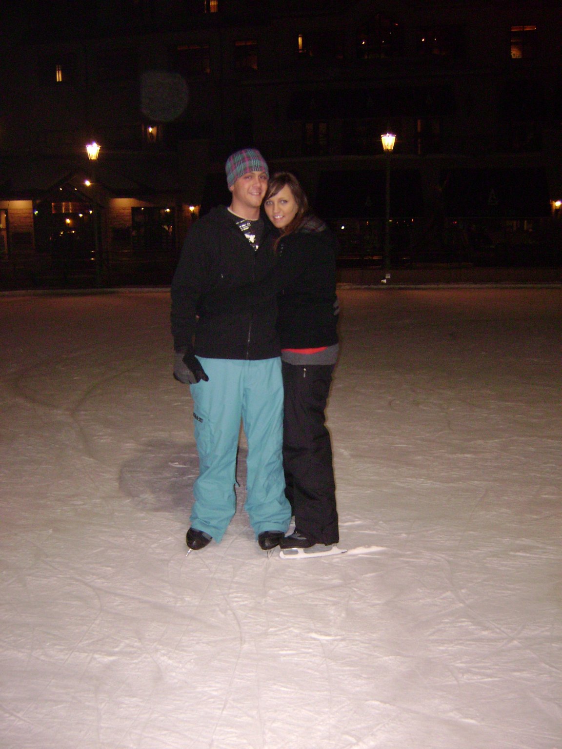Our first time ice skating