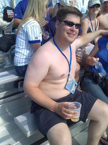 Shirtless Sports Fans Who Shouldn't Be