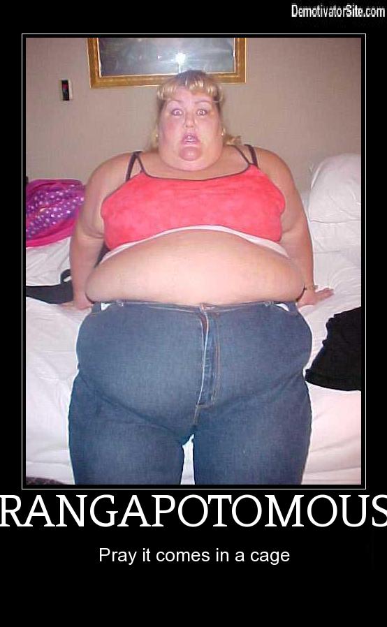 muffin top funny - DemotivatorSite.com Rangapotomous Pray it comes in a cage