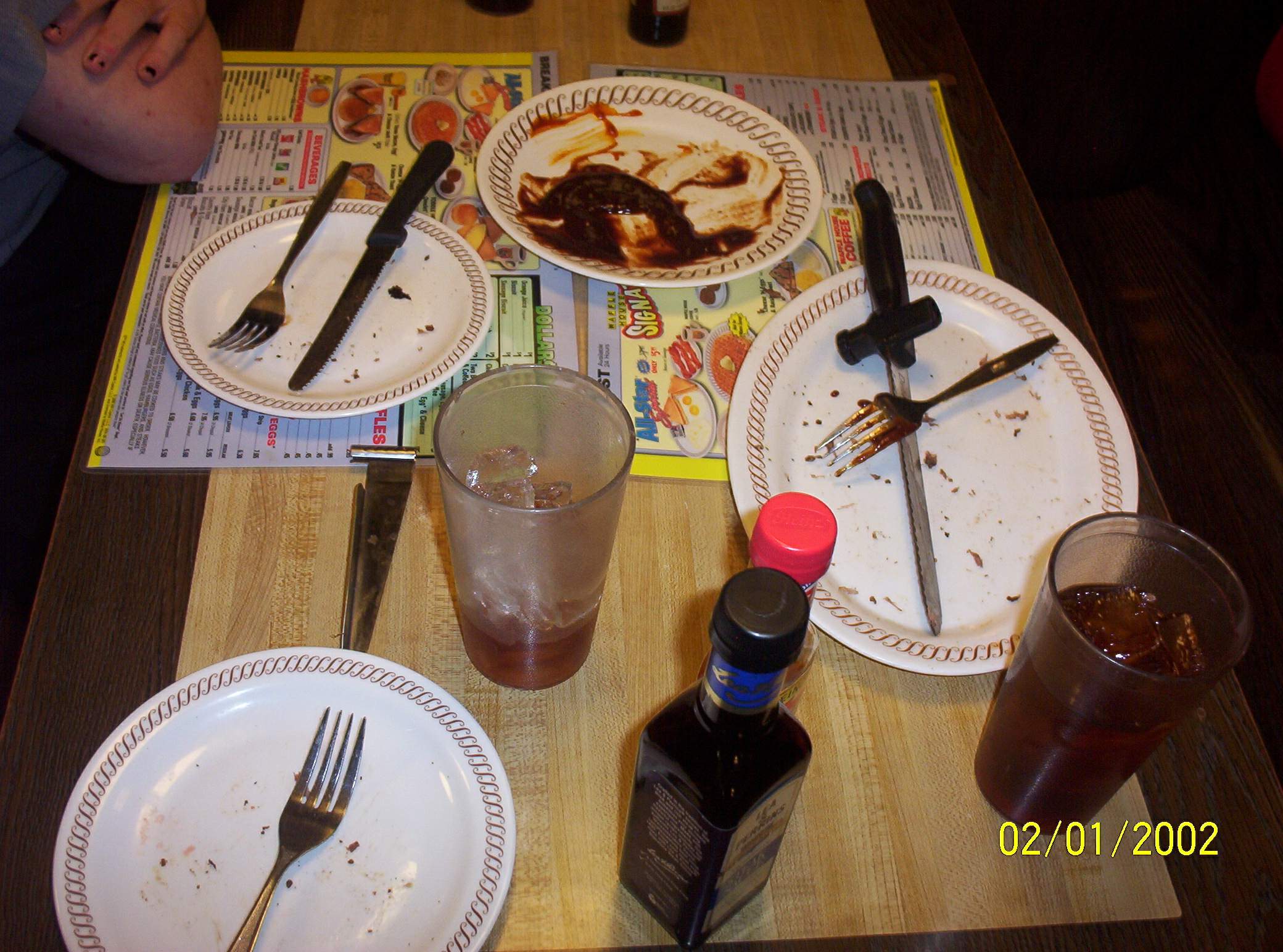 Dinner at Waffle House
