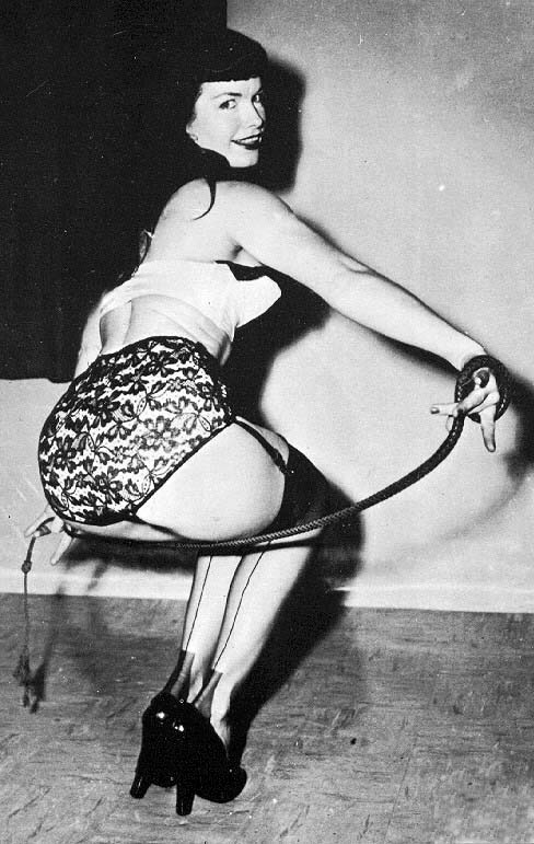 Betty Page bondage