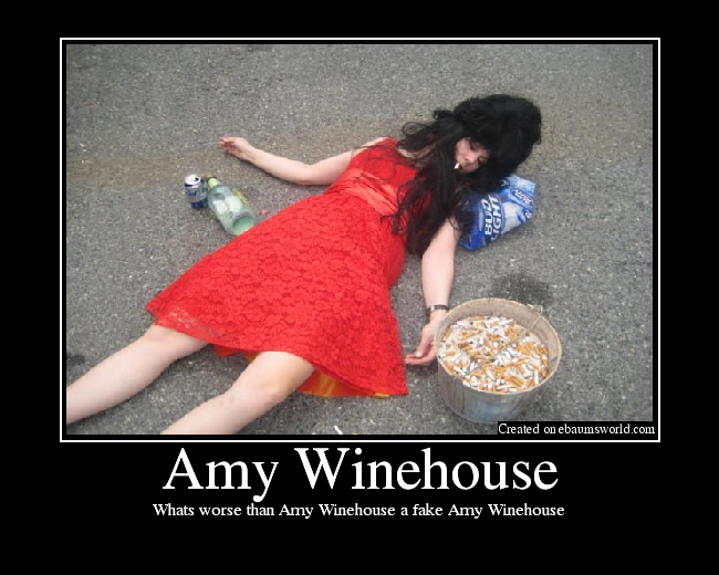 Whats worse than Amy Winehouse a fake Amy Winehouse