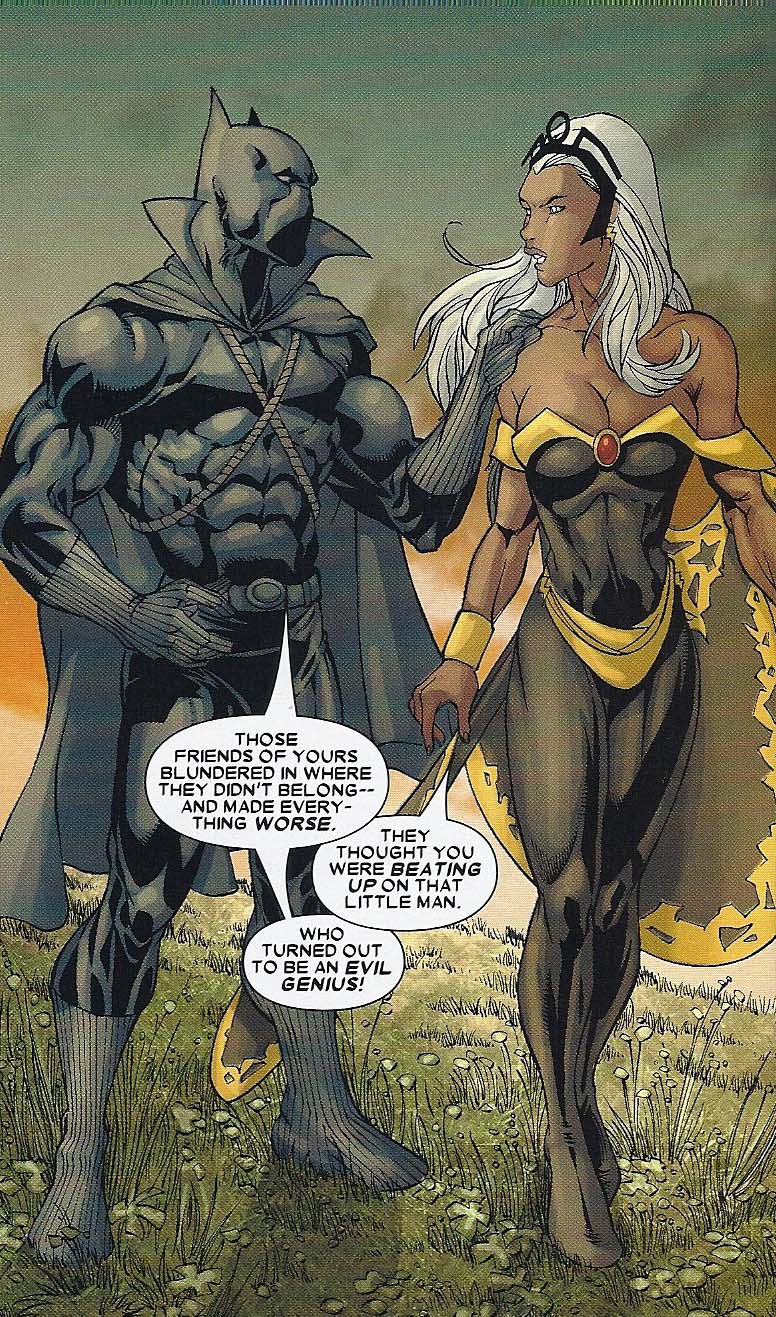 Storm with Black Panther