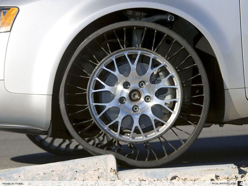New See Through Airless Tires