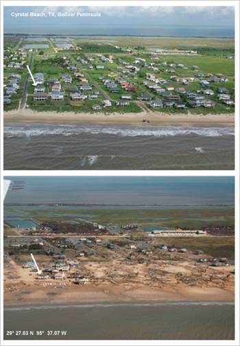 Hurricane Ike Destruction