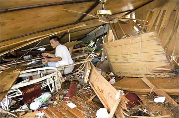 Hurricane Ike Destruction