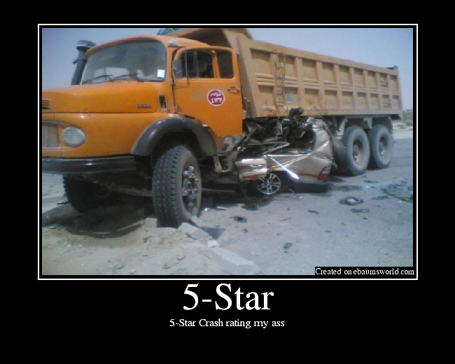 5-Star Crash rating my ass