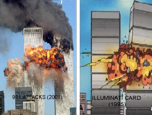 9 11 - 91 Attacks 2001 Illuminati Card. 1995