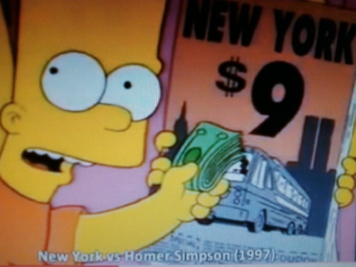 simpsons predicting 9 11 - New York vs Homer Simpson 1997
