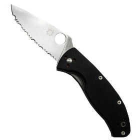 Spyderco. Tenacious. A cheap but high quality blade. I'd suggest the serrated version, it's a real jacket ripper
