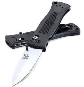 Benchmade Pardue...Cops love this blade because it weighs next to nothing. Another nice backup knife.