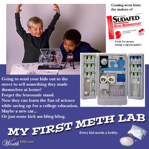 Those chemistry sets have come a long way since I was a kid!