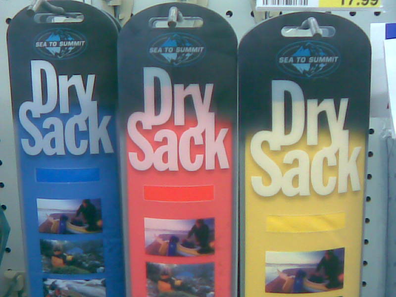 Get YOUR dry sack before they are all gone!