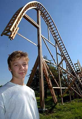 14 year old David Mossman's coaster