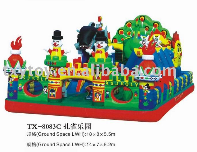 cool inflatable playgrounds